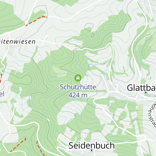 Map of Schutzhütte