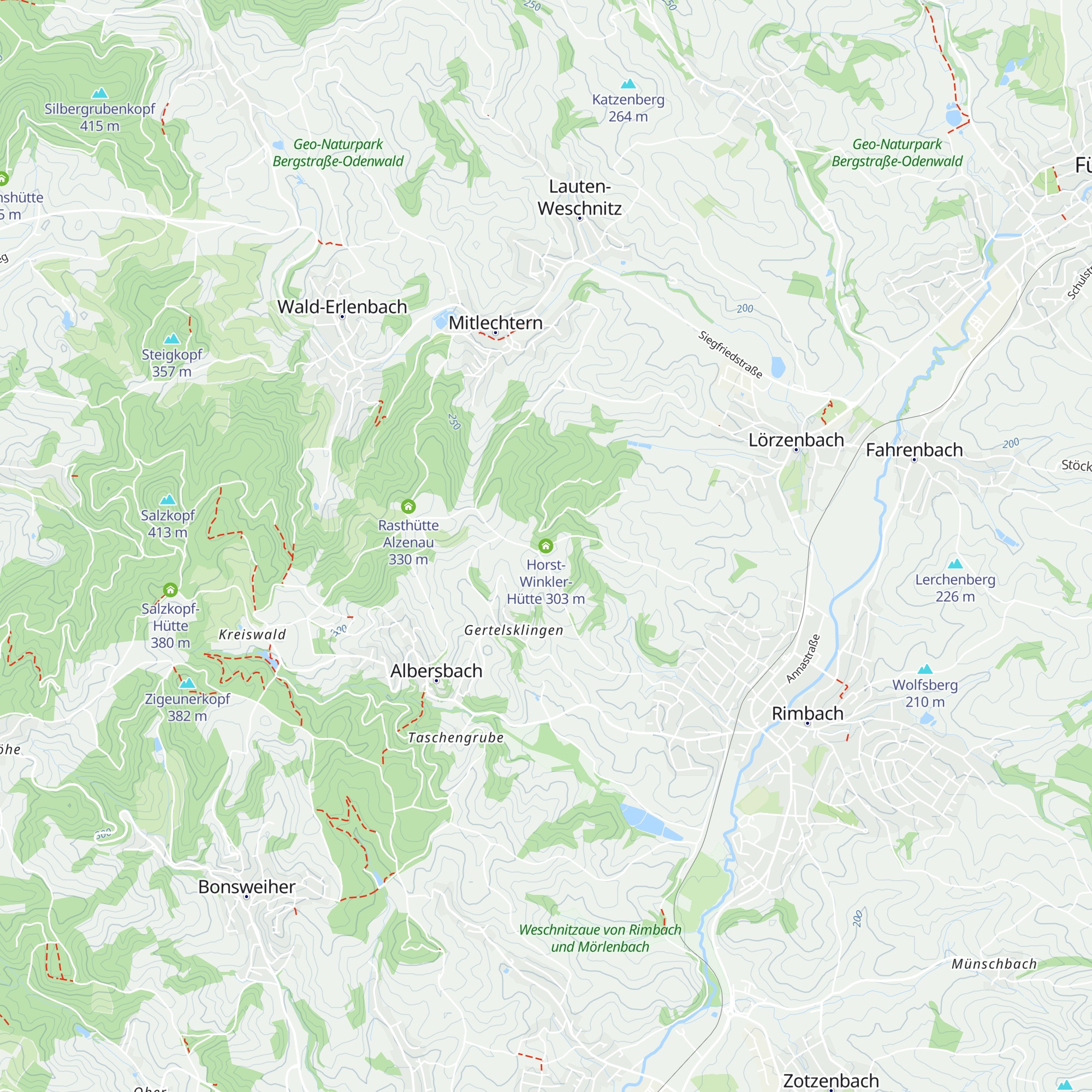 Horst-Winkler-Hütte map