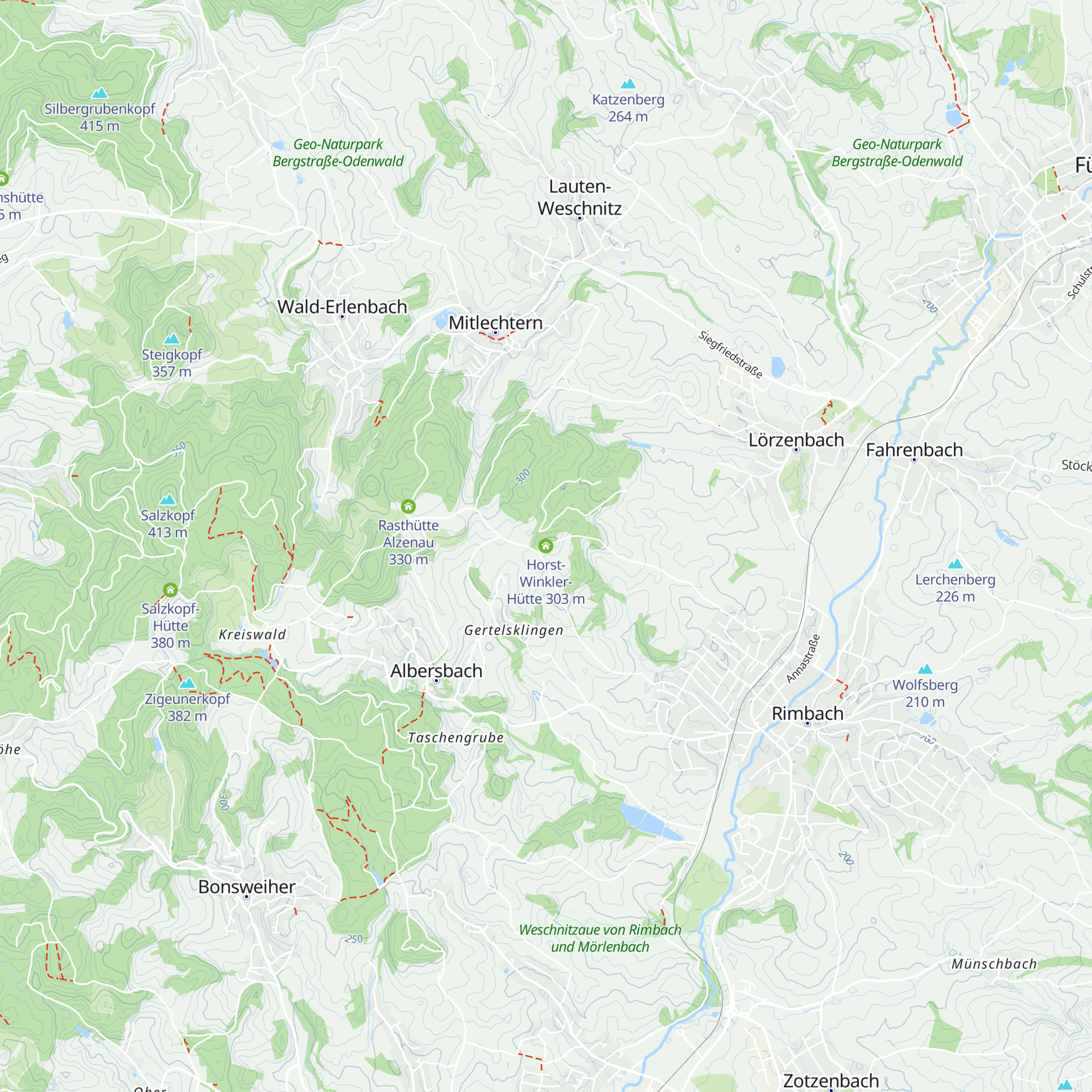 Horst-Winkler-Hütte map