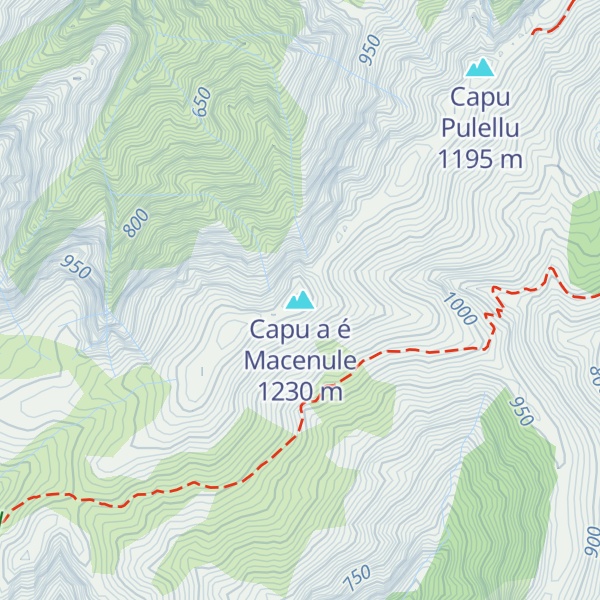 Map of Capu a é Macenule