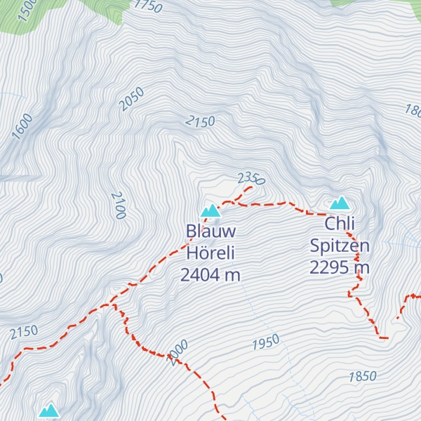 Map of Blauw Höreli