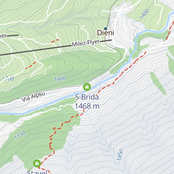 Map of S Brida