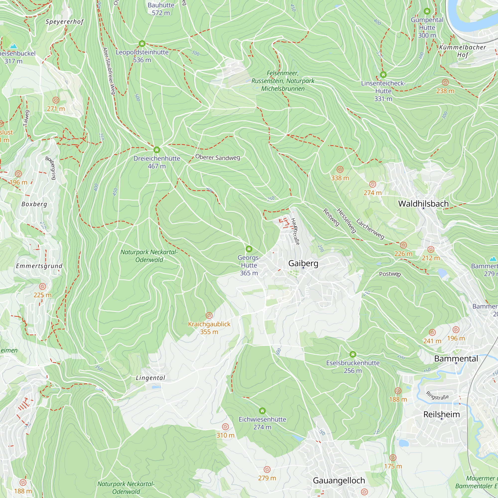 Georgs-Hütte map