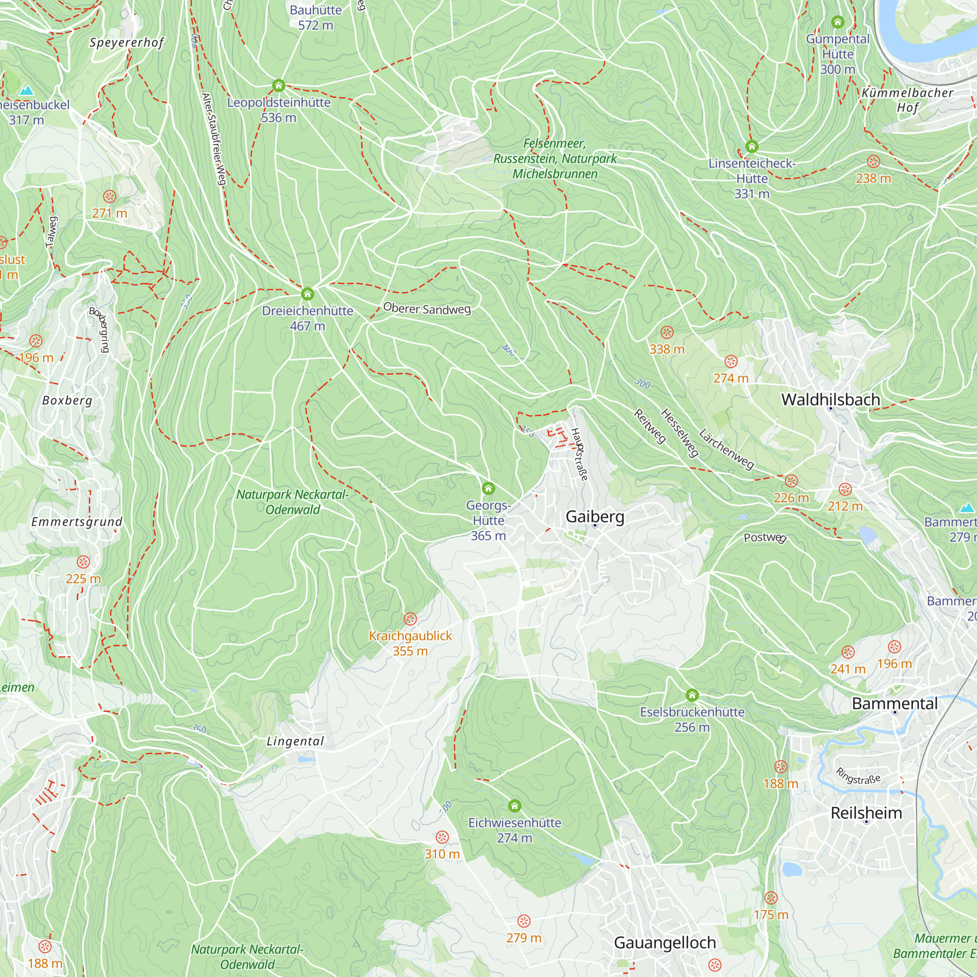 Georgs-Hütte map