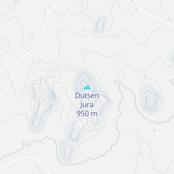 Map of Dutsen Jura
