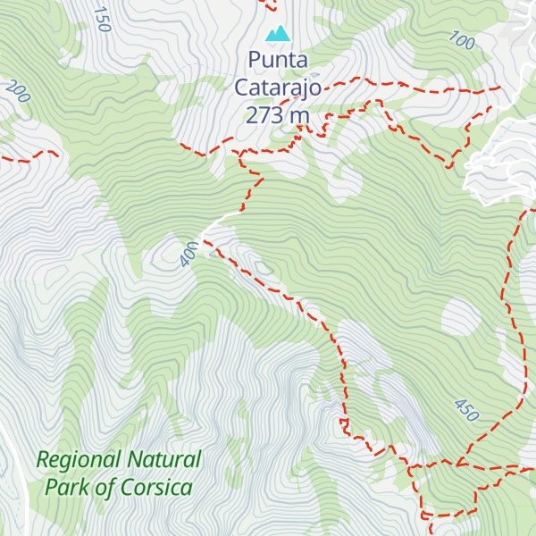 Map of Capigliolo di Prunu