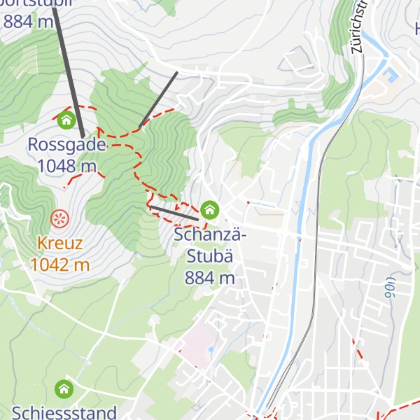 Map of Schanzä-Stubä