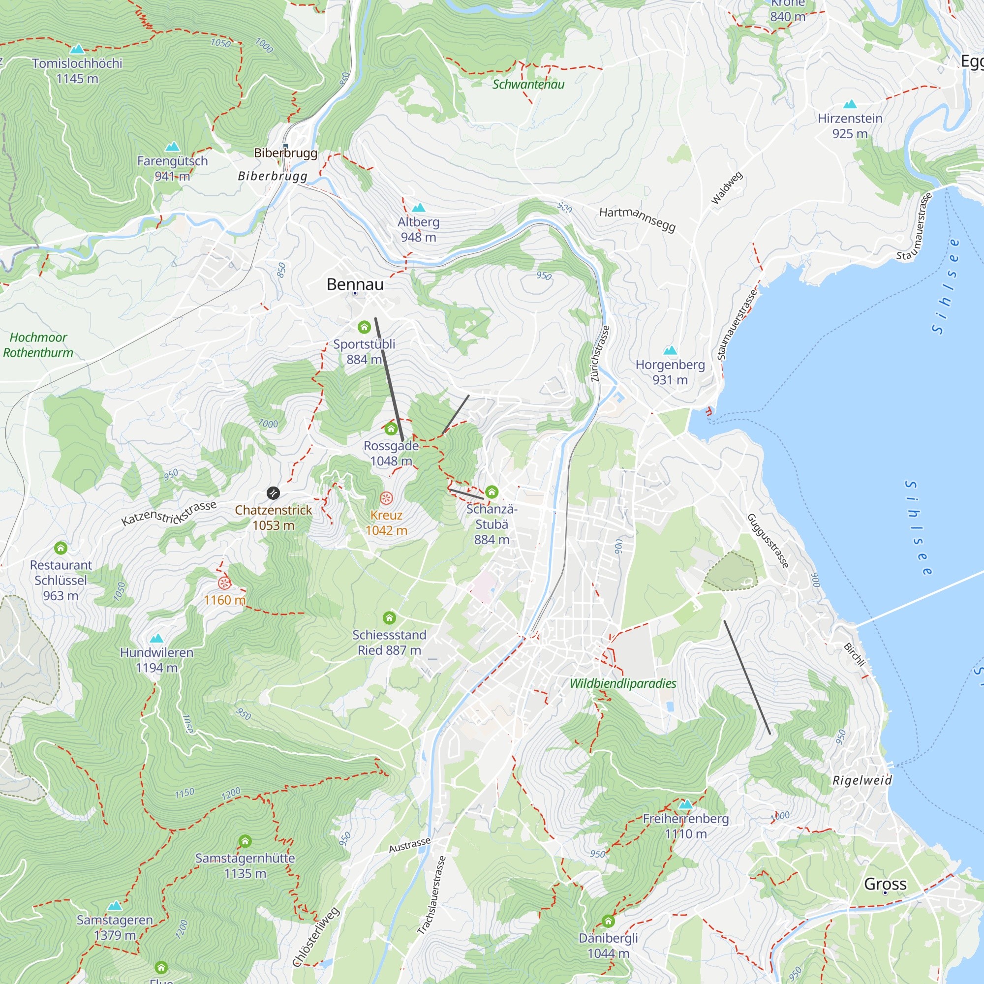 Schanzä-Stubä map