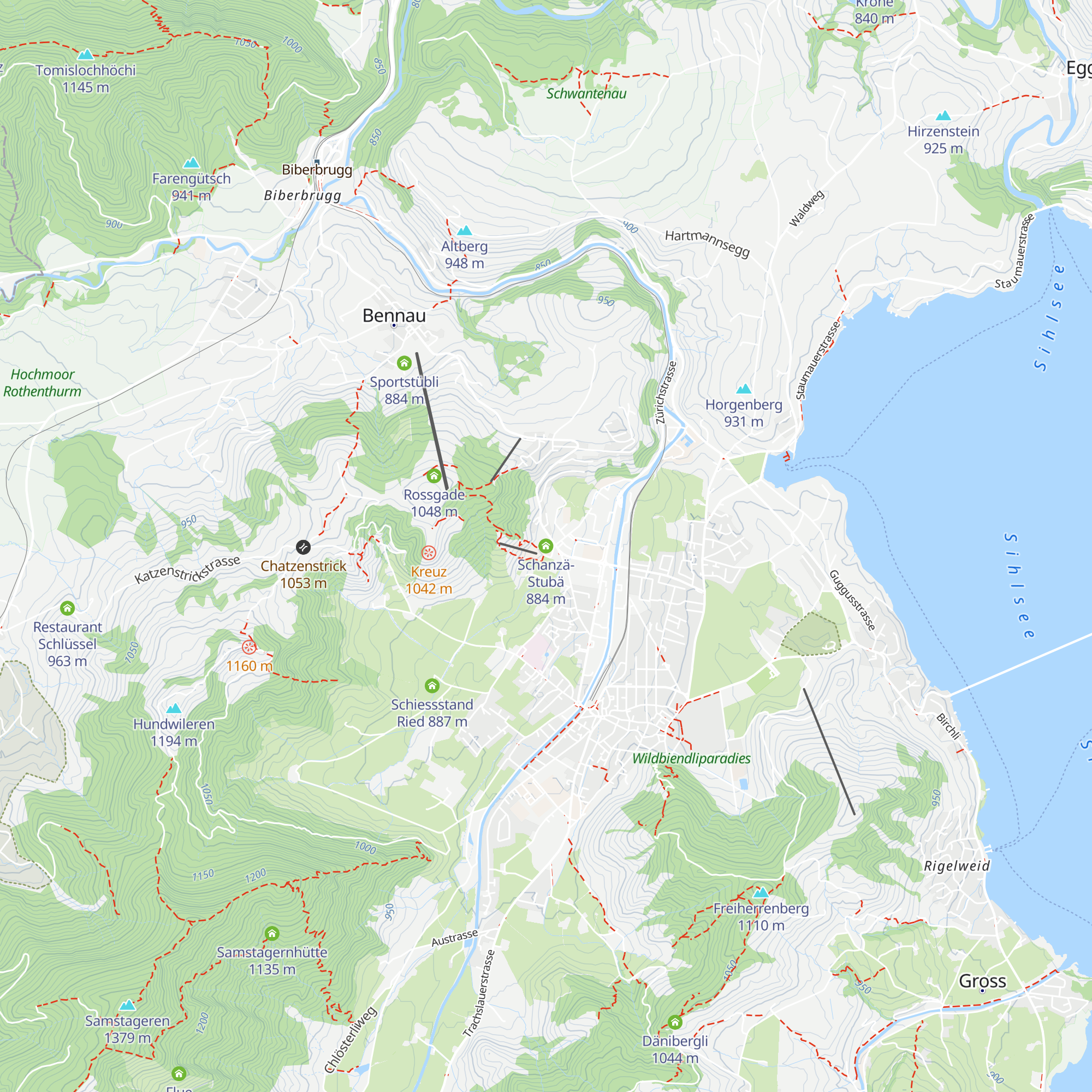 Schanzä-Stubä map