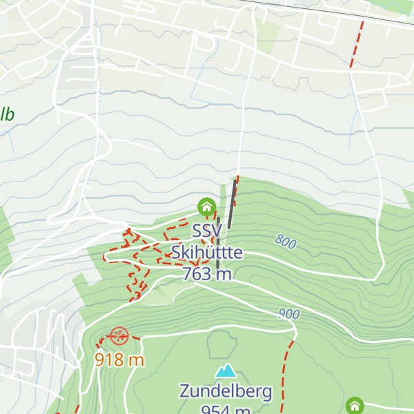 Map of SSV Skihüttte