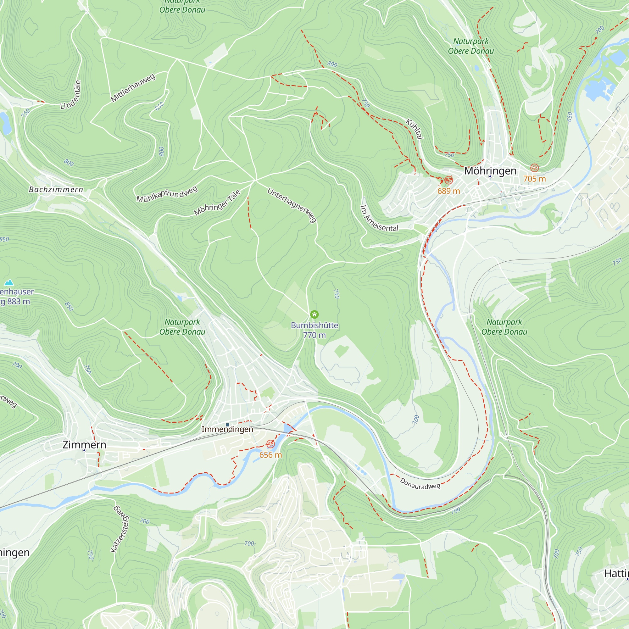 Bumbishütte map