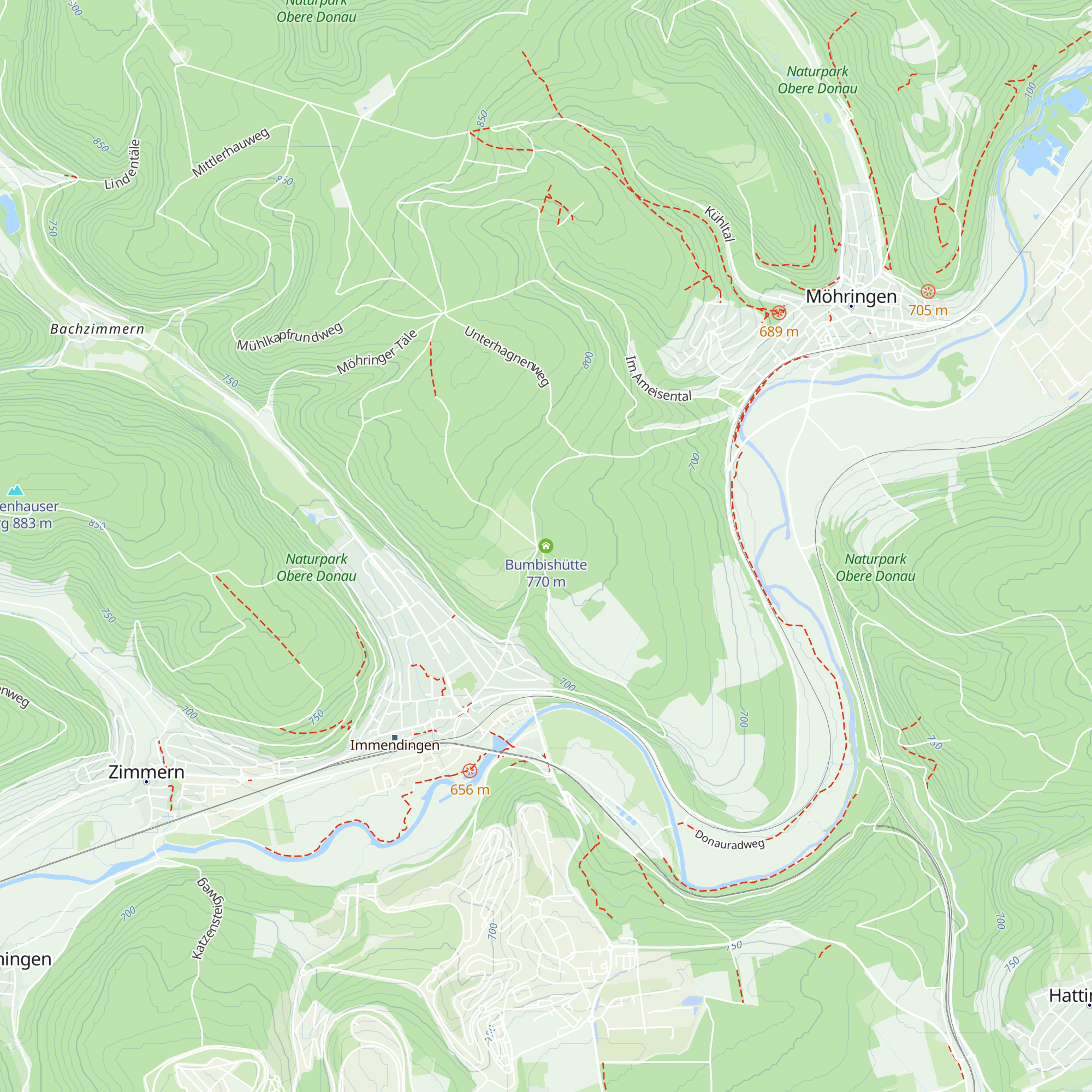 Bumbishütte map