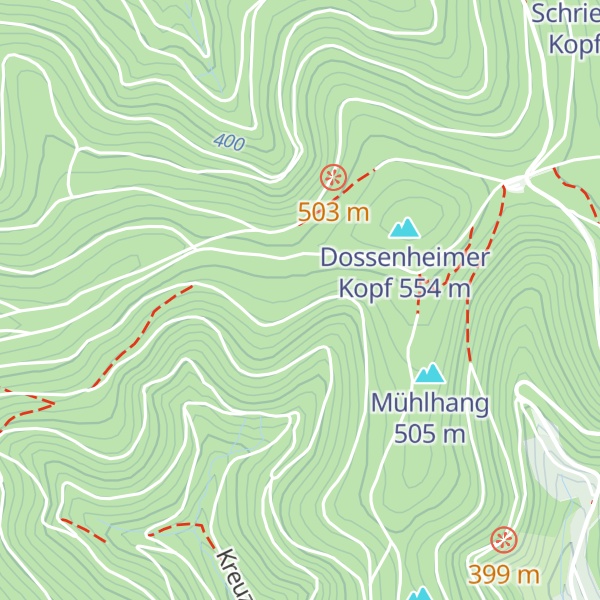 Map of St. Hubertus-Hütte