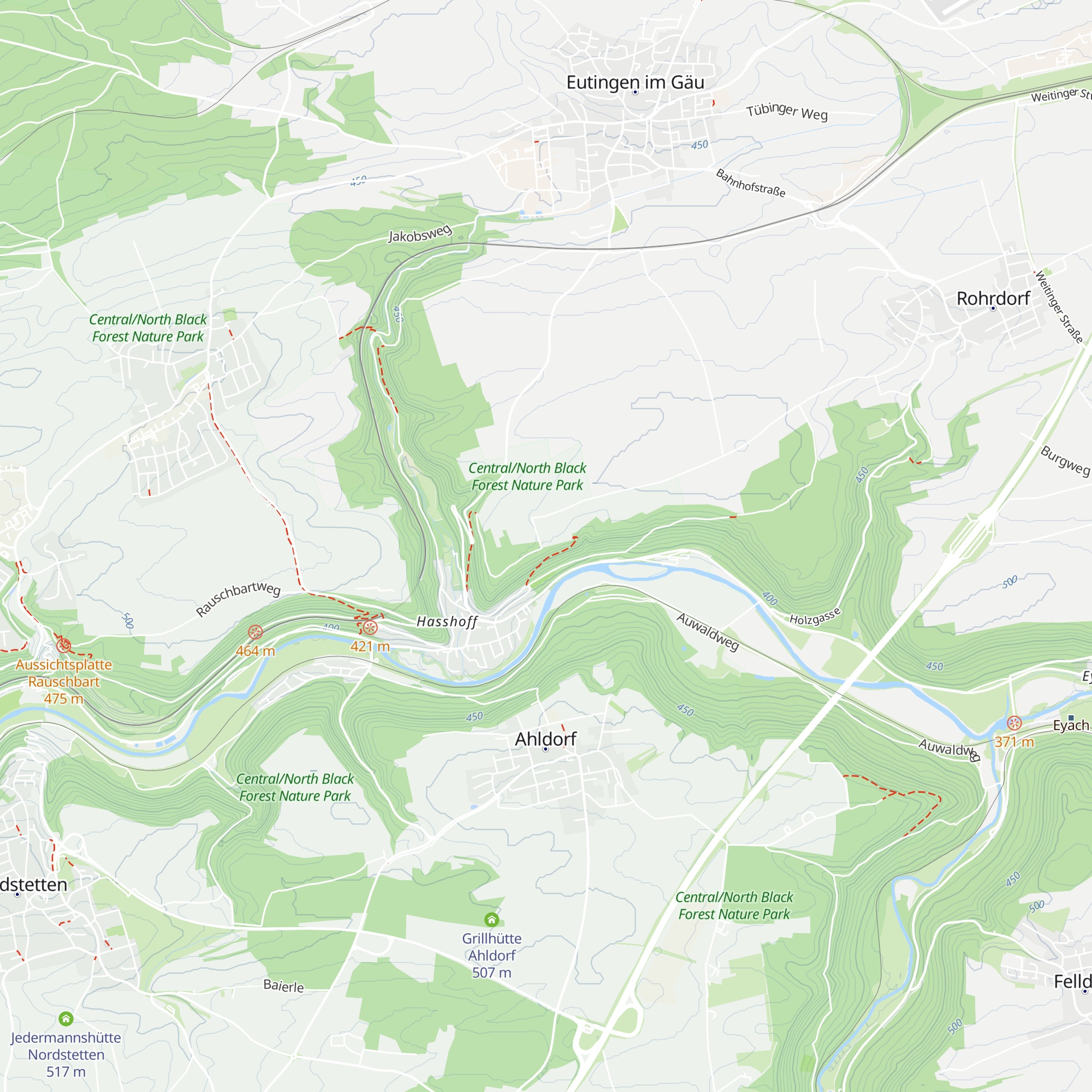 Albverein Mühlen Grillhütte map