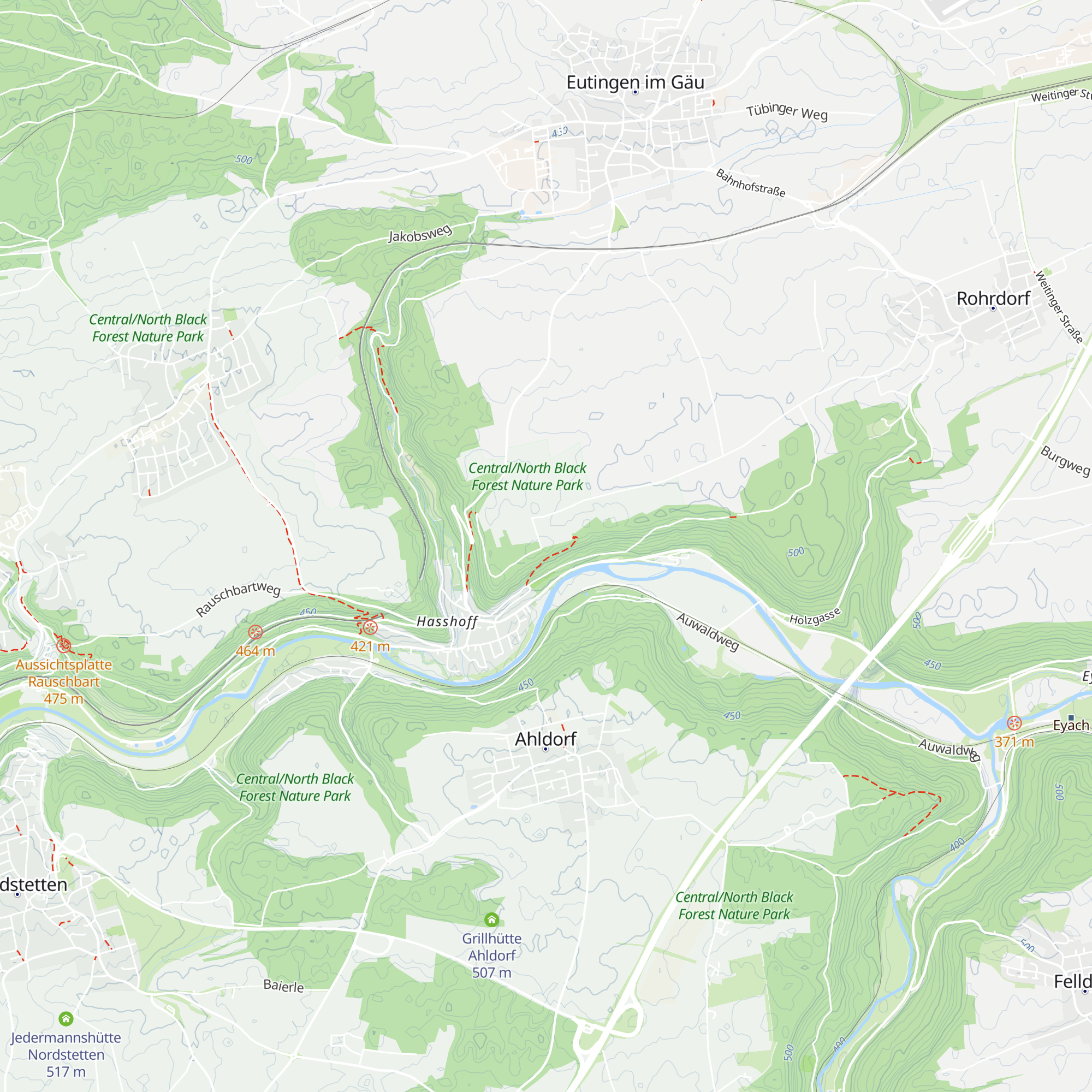 Albverein Mühlen Grillhütte map
