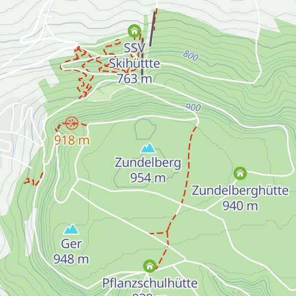 Map of Zundelberg