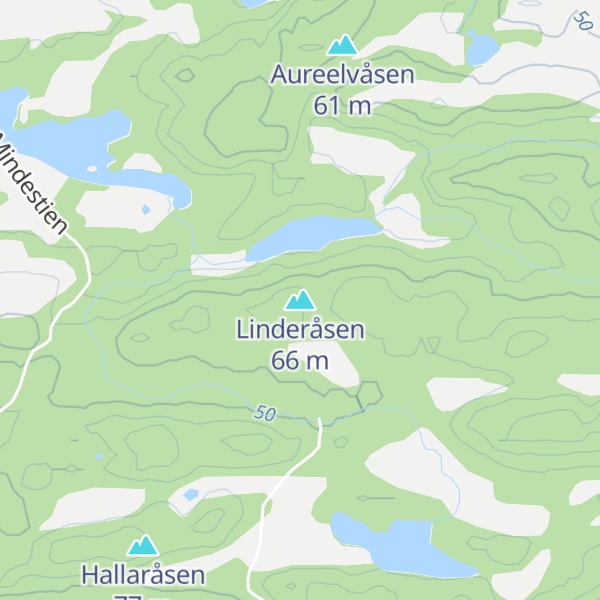 Map of Linderåsen