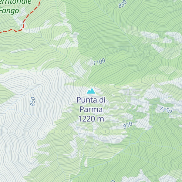 Map of Punta di Parma