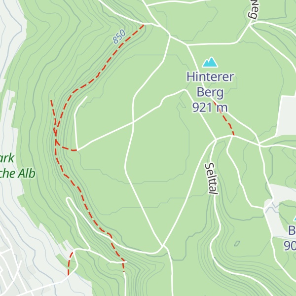 Map of Weilheimer Berg