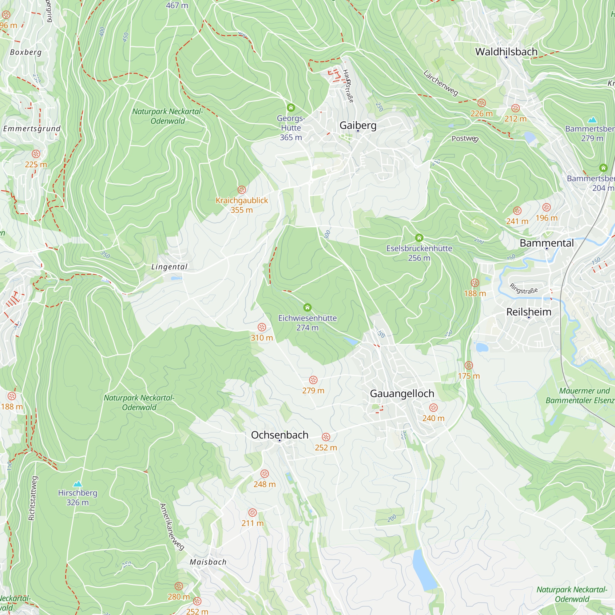 Eichwiesenhütte map