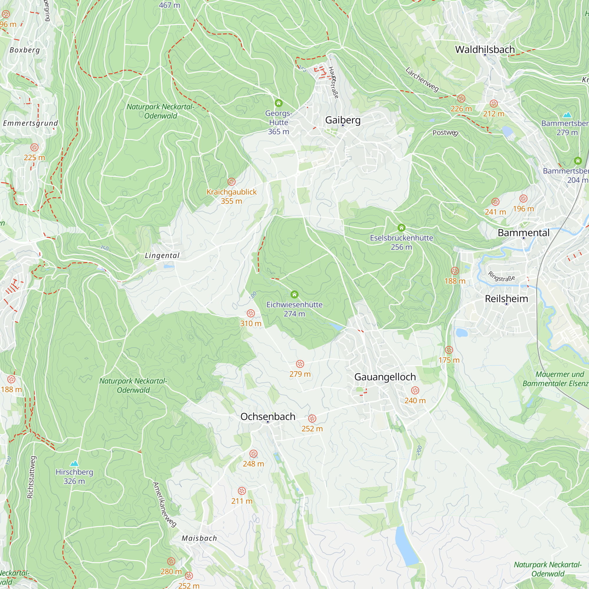 Eichwiesenhütte map