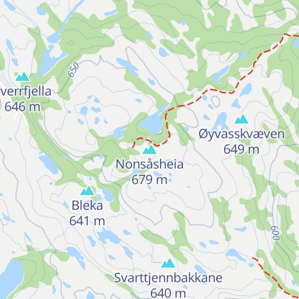 Map of Nonsåsheia