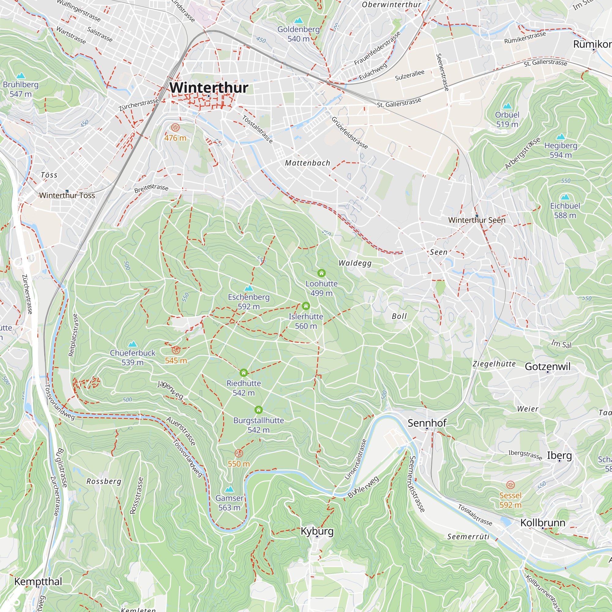 Islerhütte map