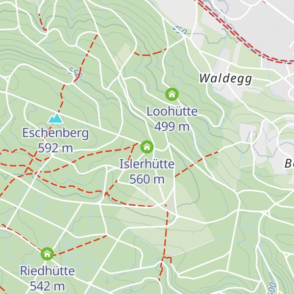 Map of Islerhütte
