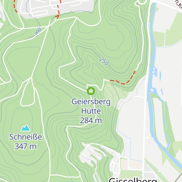 Map of Geiersberg Hütte