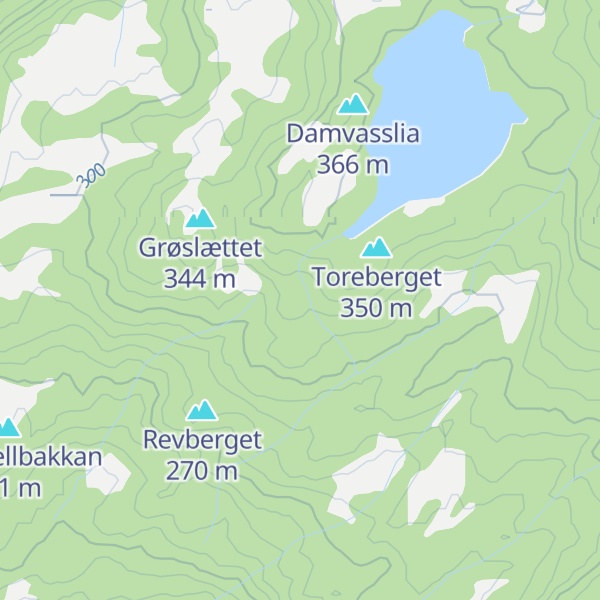 Map of Fartyberget