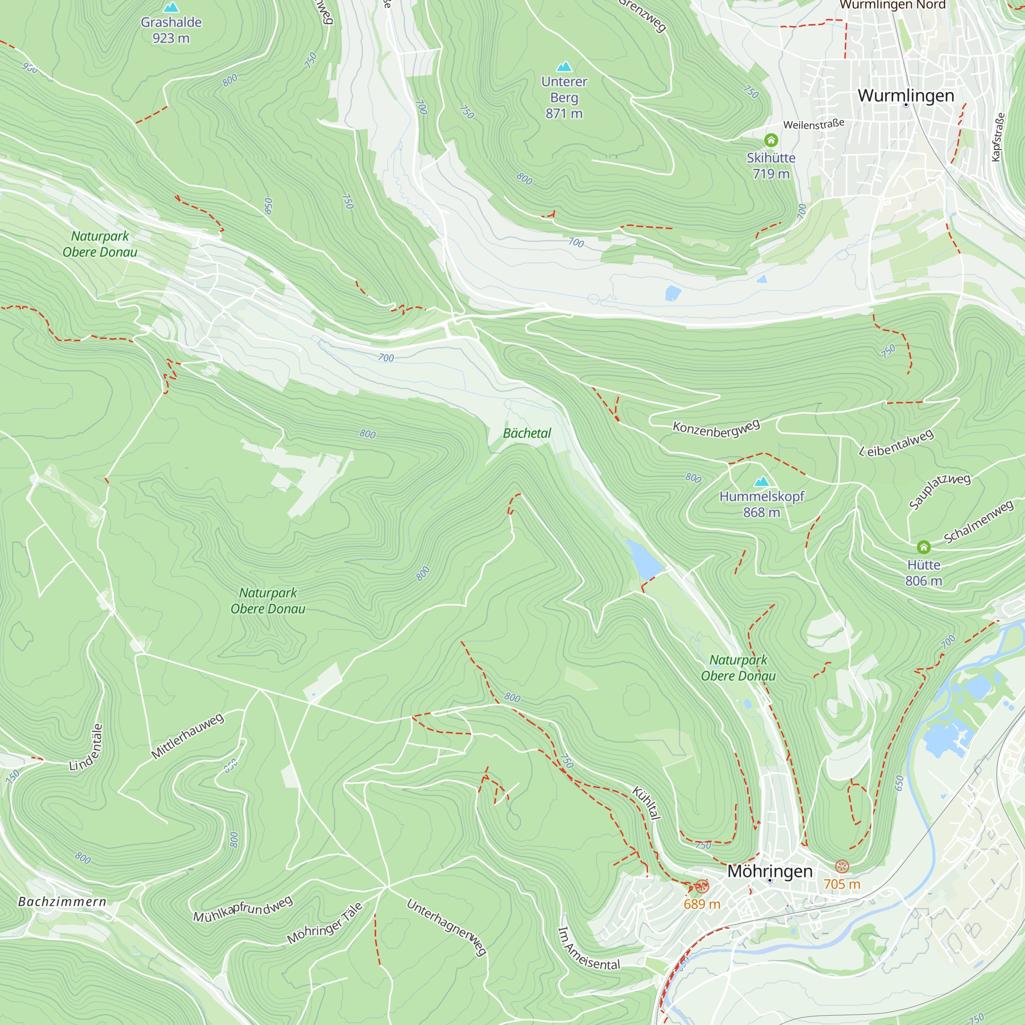 Schutzhütte am Känzele map