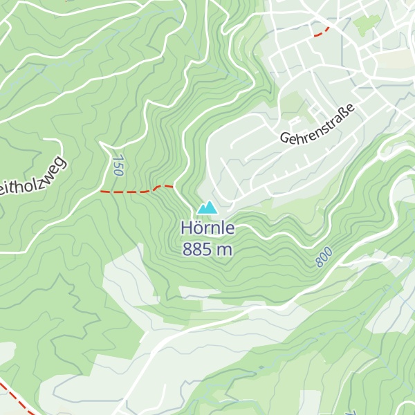Map of Hörnle