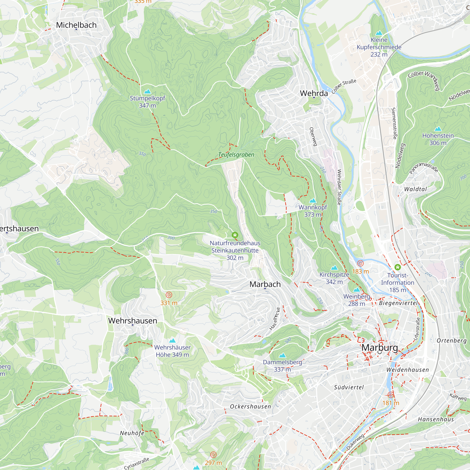 Naturfreundehaus Steinkautenhütte map