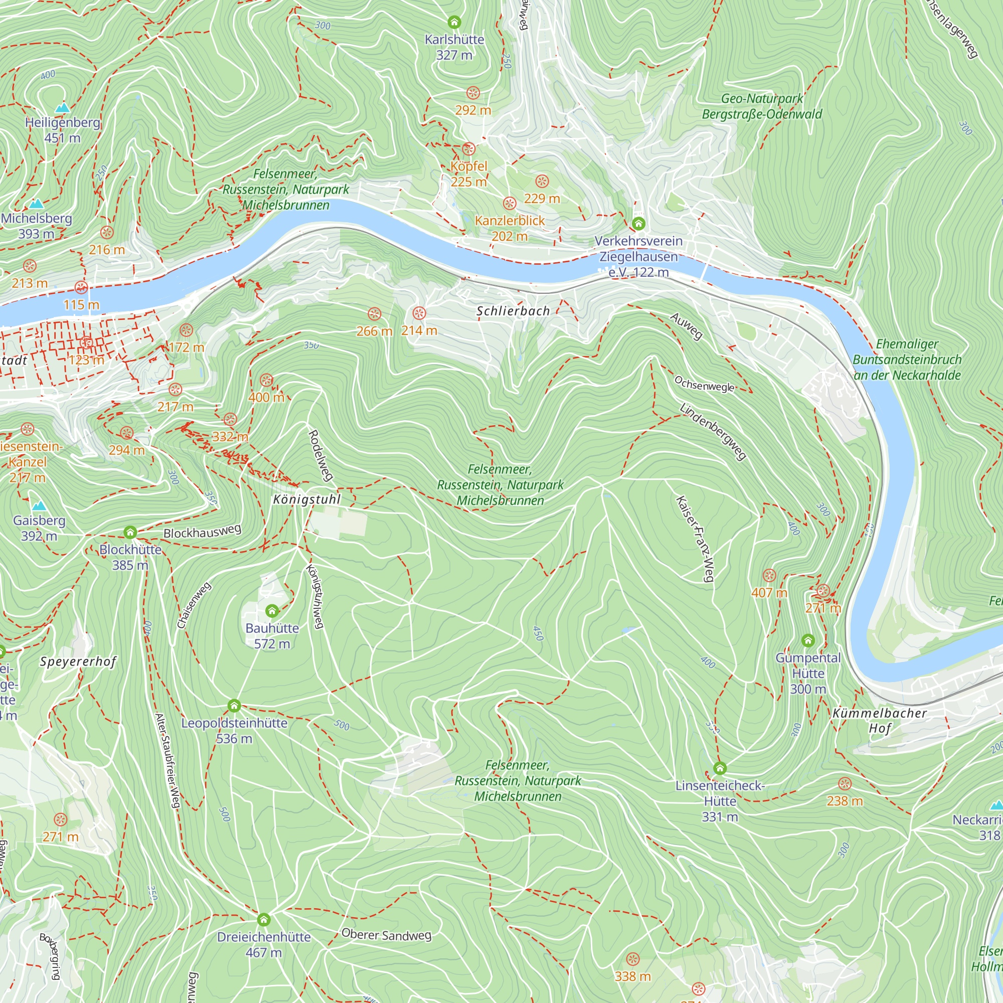 Felsenmeer-Hütte map