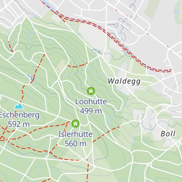 Map of Loohütte