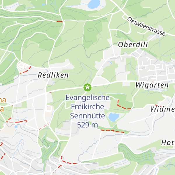 Map of Evangelische Freikirche Sennhütte