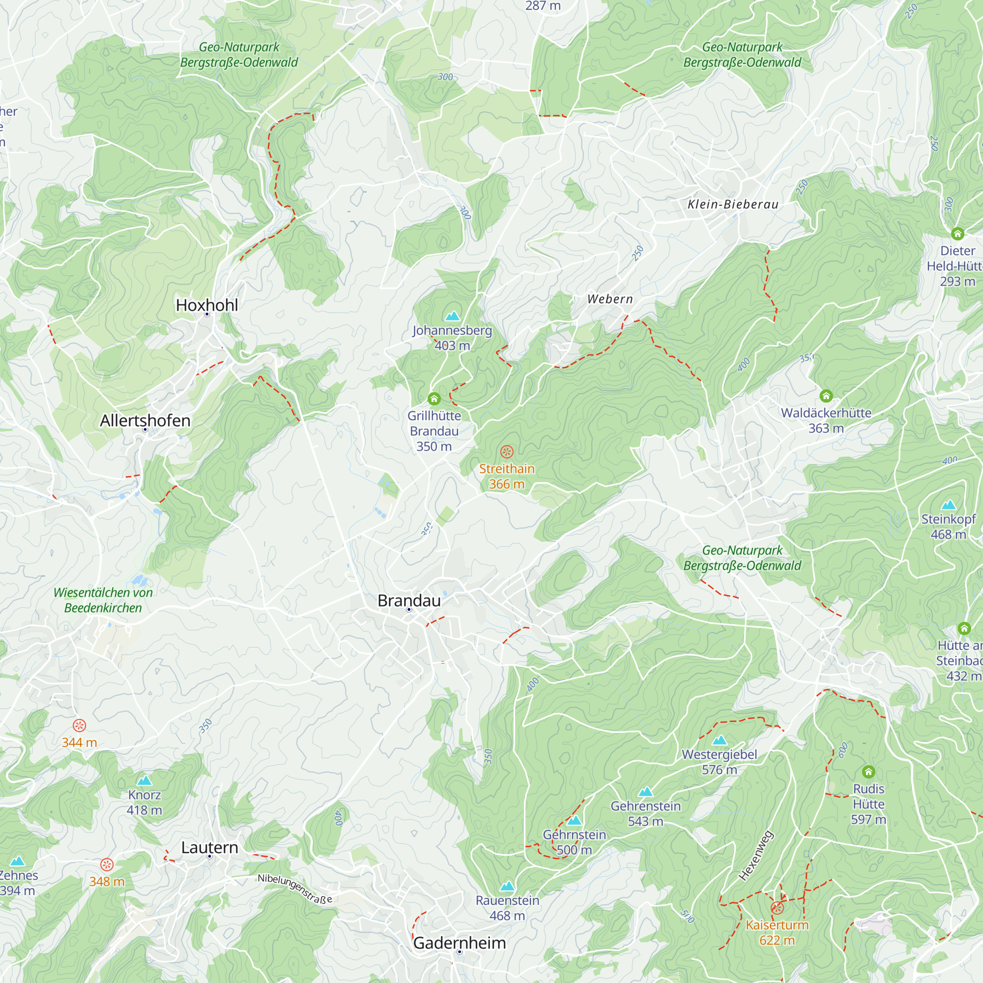 Wilhelm's Hütte map