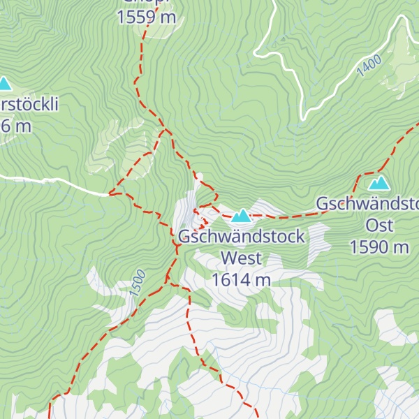 Map of Butziflue