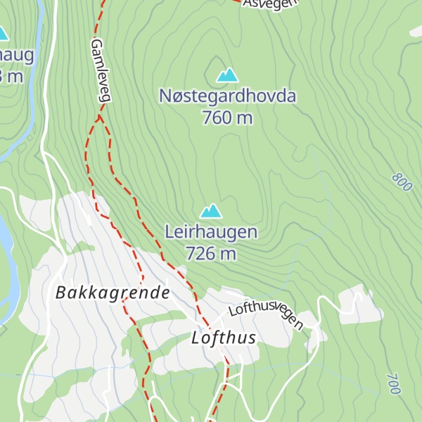 Map of Leirhaugen