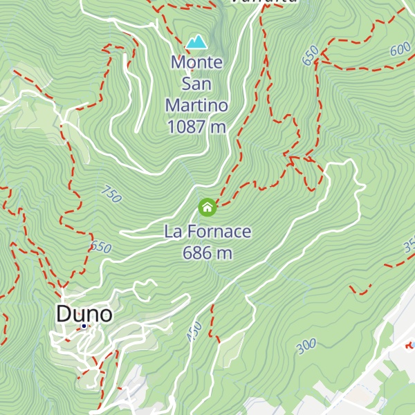 Map of La Fornace