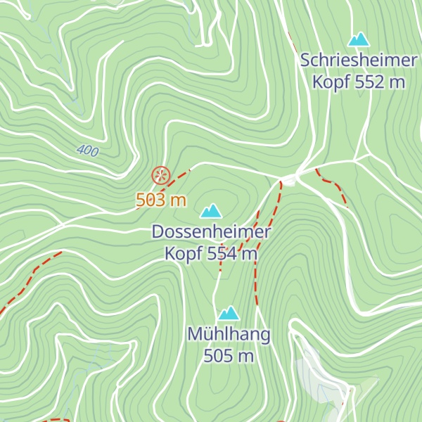 Map of Dossenheimer Kopf