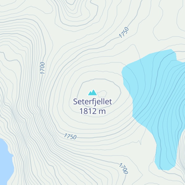 Map of Seterfjellet