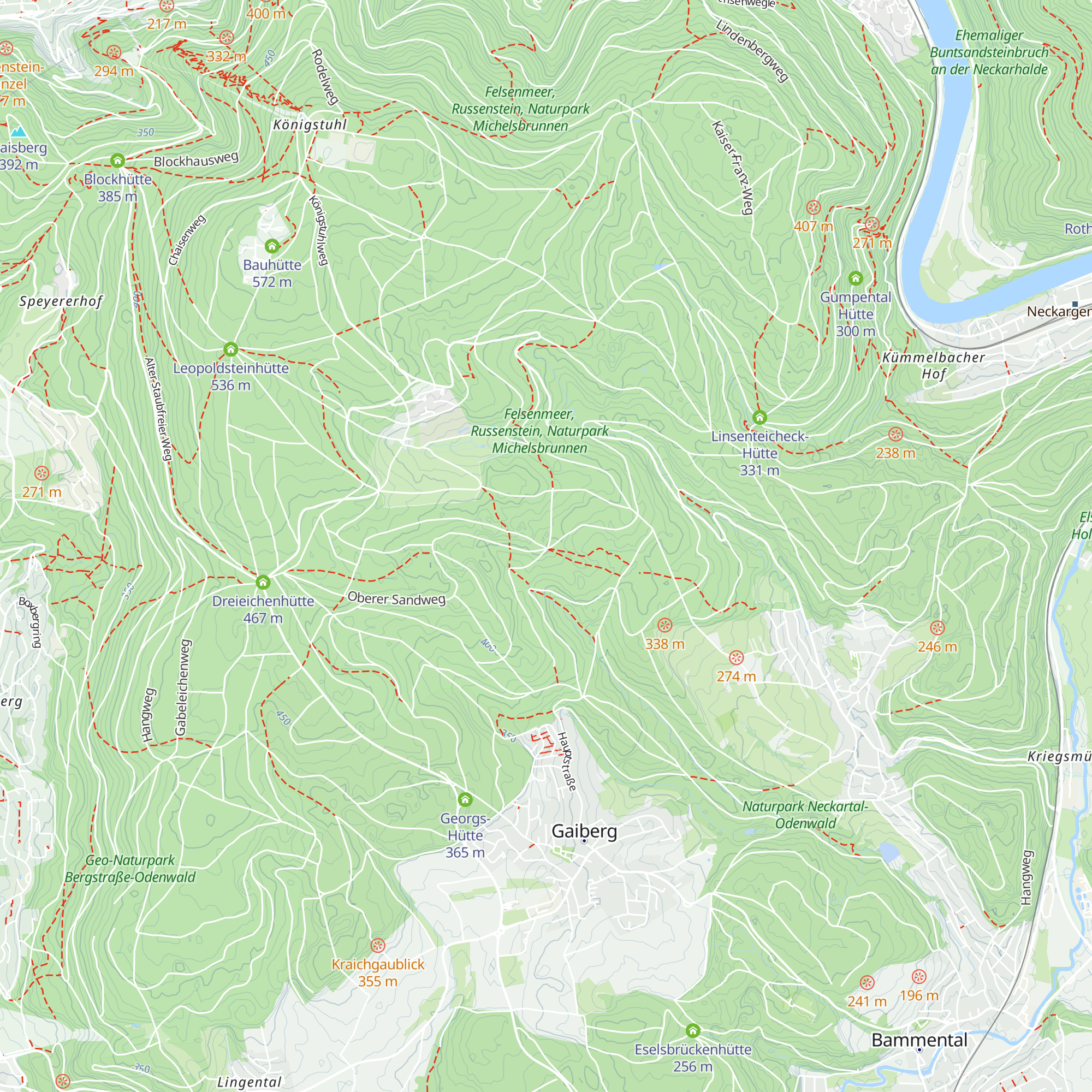 Stefans-Hütte map