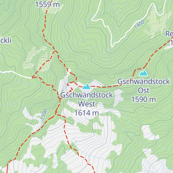 Map of Gschwändstock West