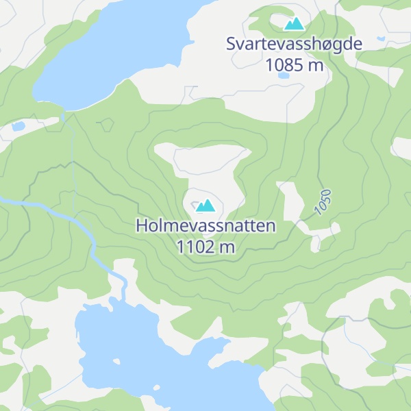Map of Holmevassnatten