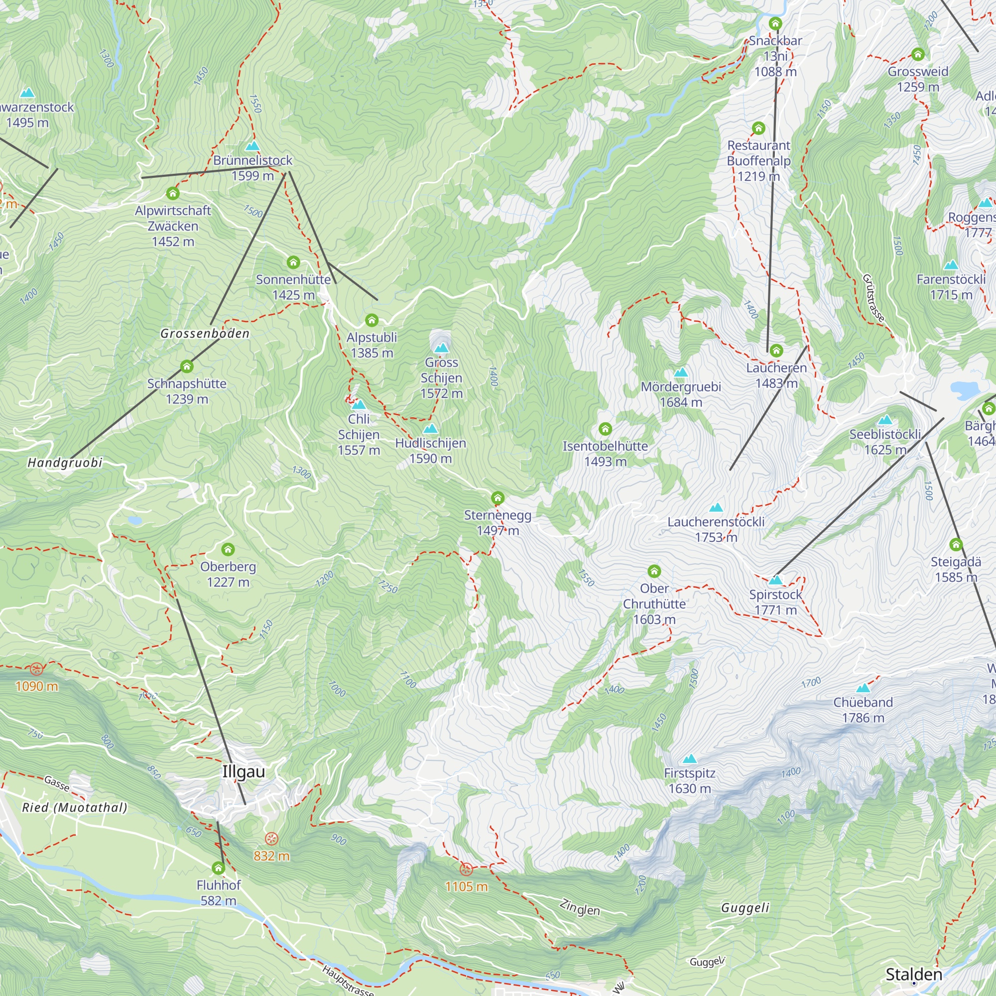 Sternenegg map