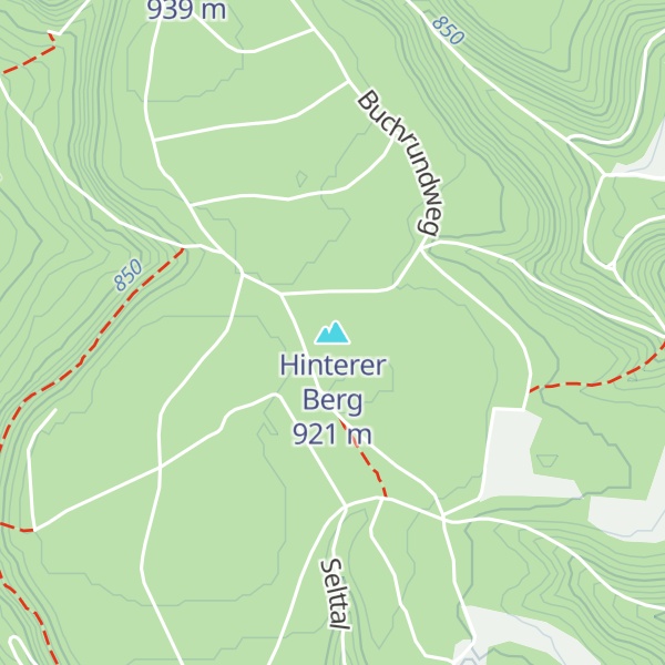 Map of Hinterer Berg