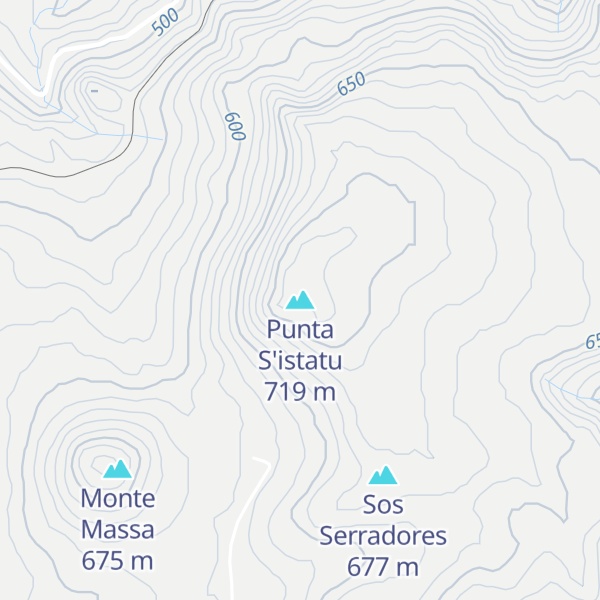 Map of Punta S'istatu