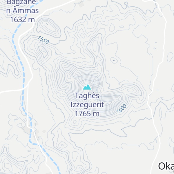 Map of Taghès Izzeguerit