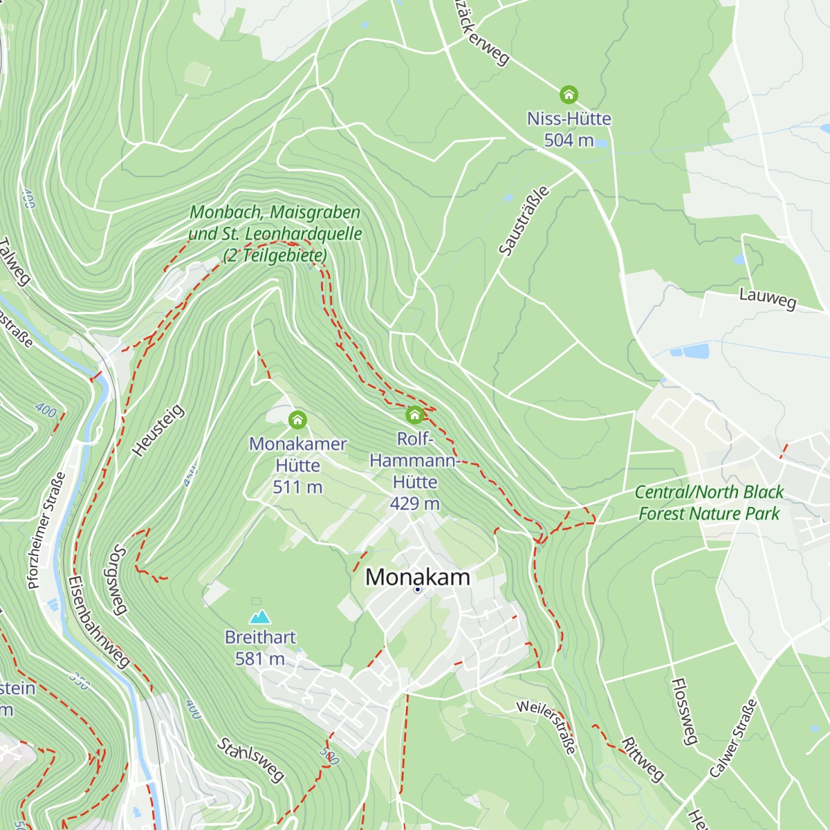 Rolf-Hammann-Hütte map